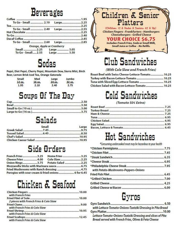 Middlesex Texas Weiner Our Menu